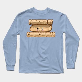 Powered By Chimichangas, Cute Kawaii Chimichanga Long Sleeve T-Shirt